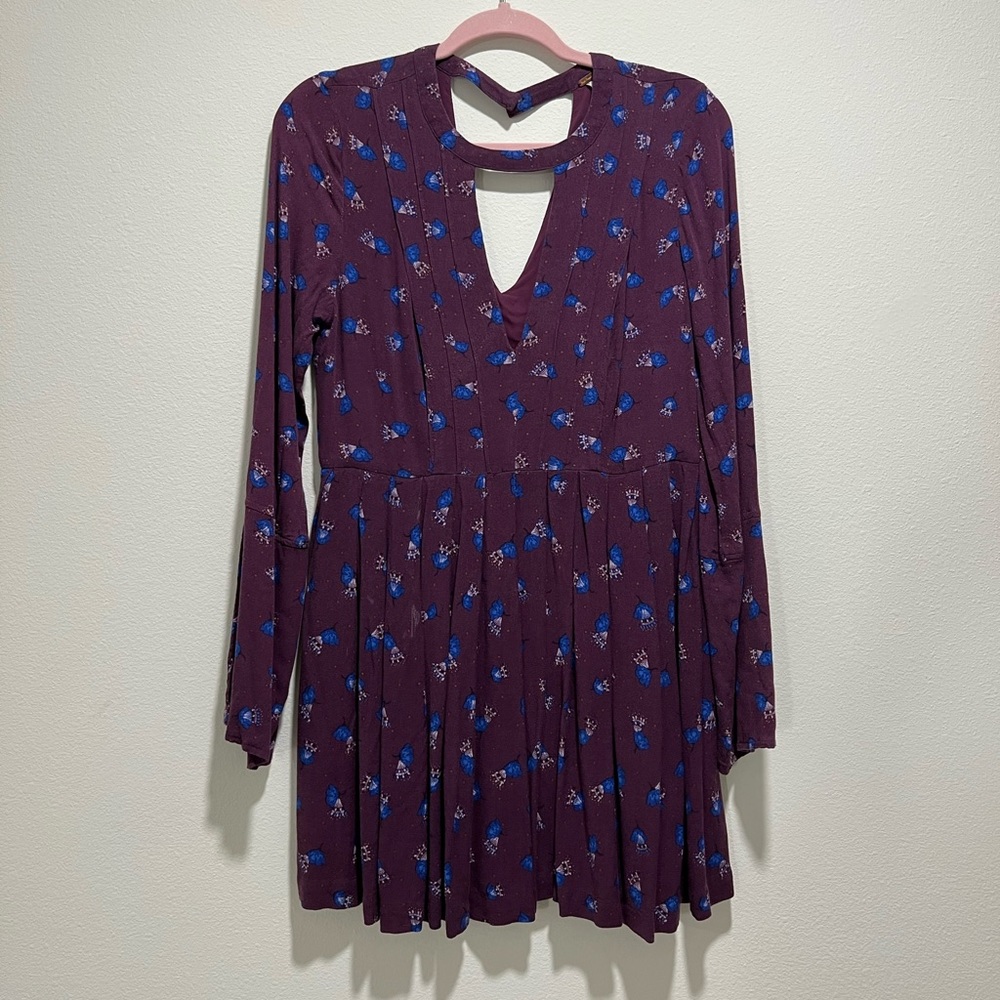 Free People Dress, size 8, purple with hints of lavender and blue